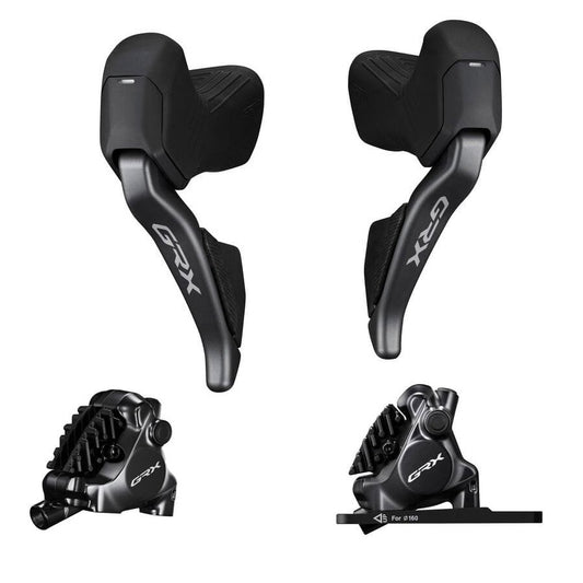 Shimano ST-RX825 GRX Di2 2x12sp STI with BR-RX820 Calipers