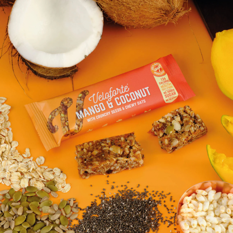 Veloforte Oat Snack Bar Mango Coconut
