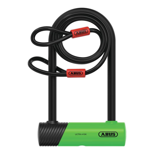 ABUS - D-Lock - 410K/150HB180 Green SH U Mini + Cobra 10/120