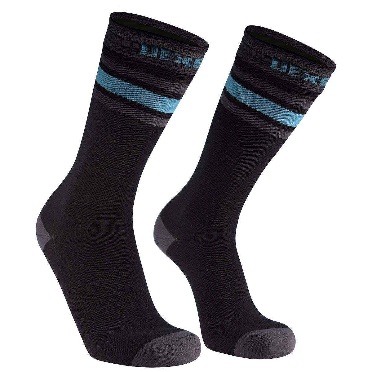 Dexshell - Ultra Dri Sports Socks Aqua Blue stripe - S
