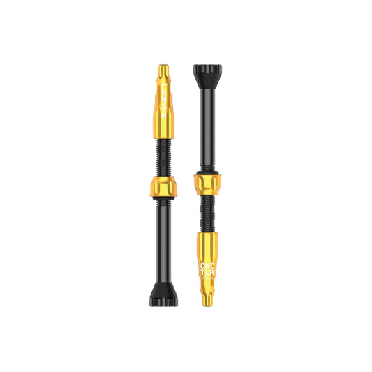 Lezyne - CNC TLR Valves (Pair) 60mm - Gold