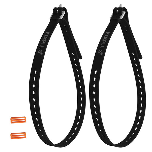 FIXPLUS STRAP KIT 2x86cm BLACK+SK ORA