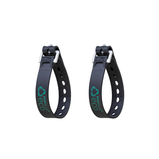 FIXPLUS STRAP 35cm RECYCLED BLK (Pk2)