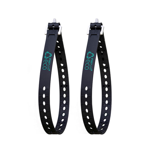 FIXPLUS STRAP 66cm RECYCLED BLK (Pk2)